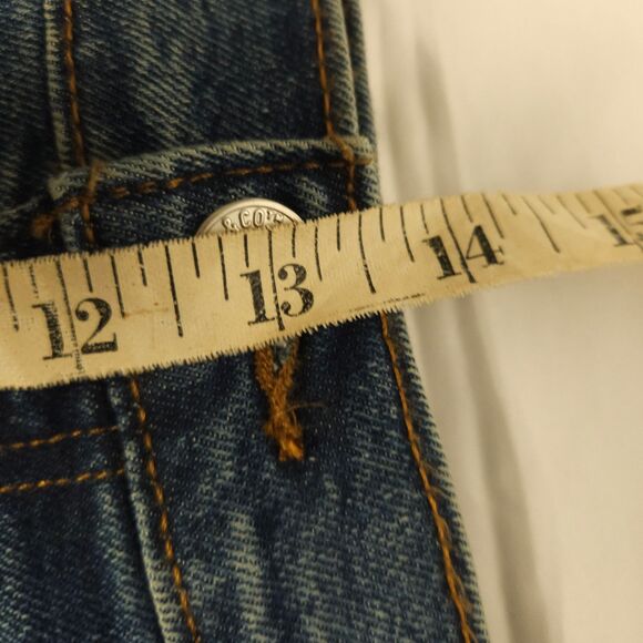 NWT Signature Levi Strauss Womens 24 Blue Heritage High-Rise Fray Hem Shorts - Picture 7 of 8